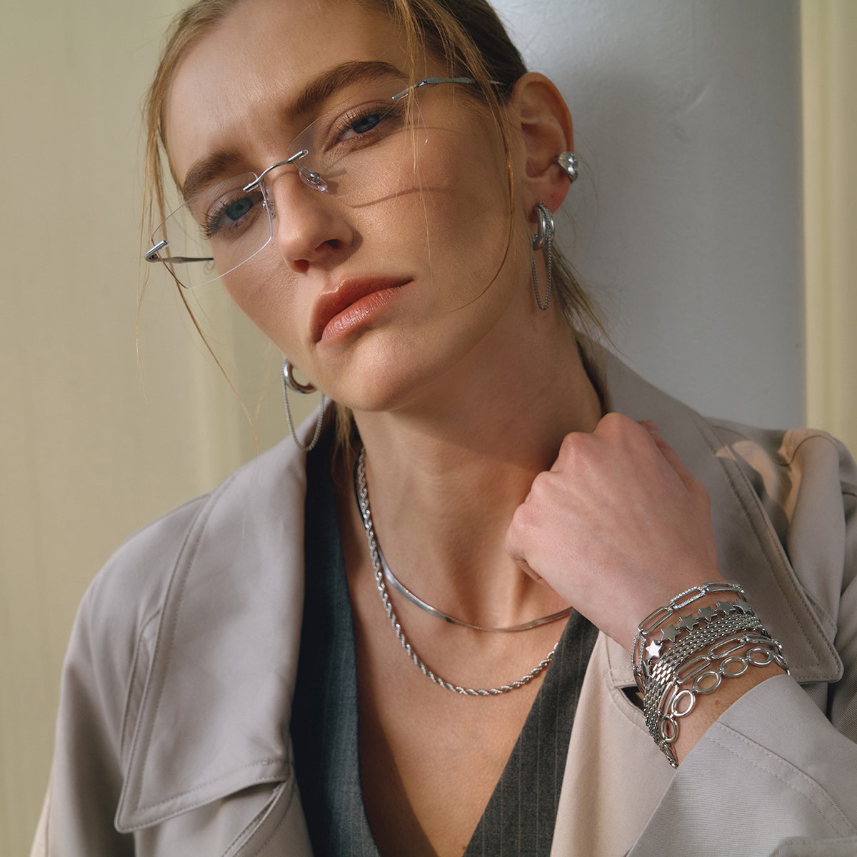 Elenys Milano Mesh zapínání a detail